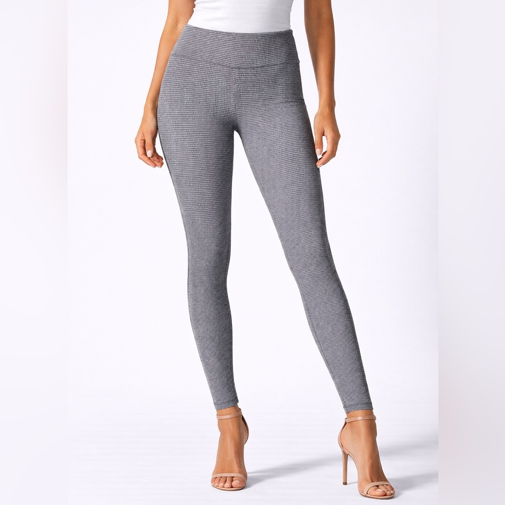 LOFT NWT black & white check leggings women’s XS